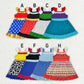 Baby Girl Short Sleeves Princess Sibling Knee Length Dress Clothes RTS