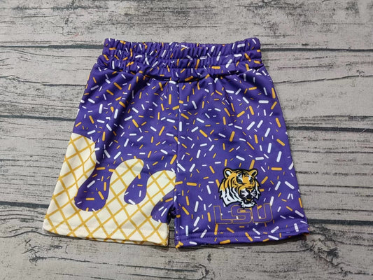 Adult Men Team Tiger Purple Shorts Moq 5