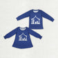 Baby Boy Girl Nativity Long Sleeves Sibling Shirt Tops