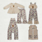 Baby Boy Girl Deer Camo Sibling Hunting Romper Jumpsuit Clothes Set