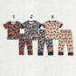 Baby Boy Short Sleeves Camo Pajamas Sibling Hunting Bamboo Clothes Set