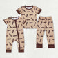 Baby Boy Camo Tools Sibling Brother Bamboo Pajamas Set