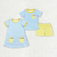 Baby Boy Girl Short Sleeves Back To School Sibling Dress Summer Set