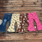 Baby Kids Girl Western Cowgirl Sibling Denim Bell Pants Jeans RTS