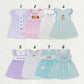 Baby Girl Short Sleeves Embroidery Summer Sibling Dress RTS