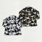 Baby Boy Kids Long Sleeves Camo Sibling Brother Zipper Pullover Tops