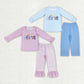 Baby Boy Girl Christmas Believe Sibling Clothes Set