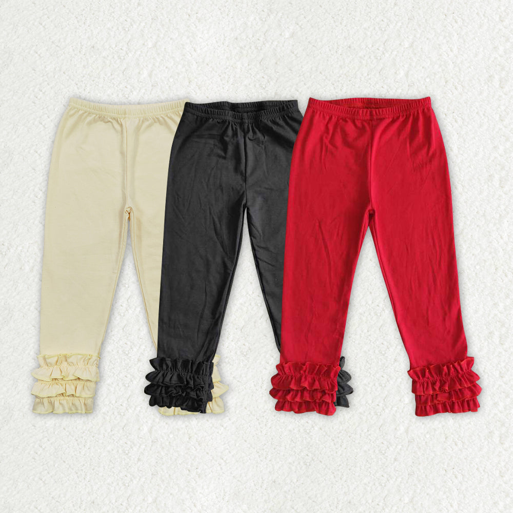 Baby Girl Sibling Cotton Icing Ruffle Legging Pants