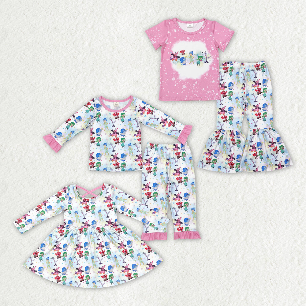 Baby Girl Outside Sibling Sister Dress Pajamas Clothes Set