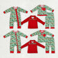 Baby Boy Girl Christmas Green Face Sibling Pajamas Tops Set