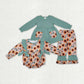 Baby Girl Long Sleeves Sunflower Sibling Sister Romper Clothes Set