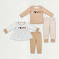 Baby Boy Girl Long Sleeves Fall Chicken Farm Sibling Outfit Clothes Set