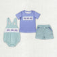 Baby Boy Crabs Sibling Brother Romper Set