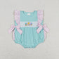 Baby Girl Embroidery Popsicle Sibling Sister Rompers Dress Outfit Clothes Set