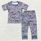 Promotion Baby Boy Truck Pants Outfit Pajamas