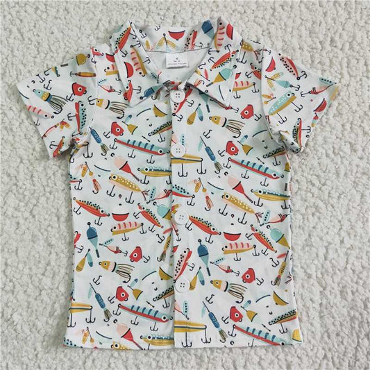 BT0013 Baby Boy Summer Fishing Shirt