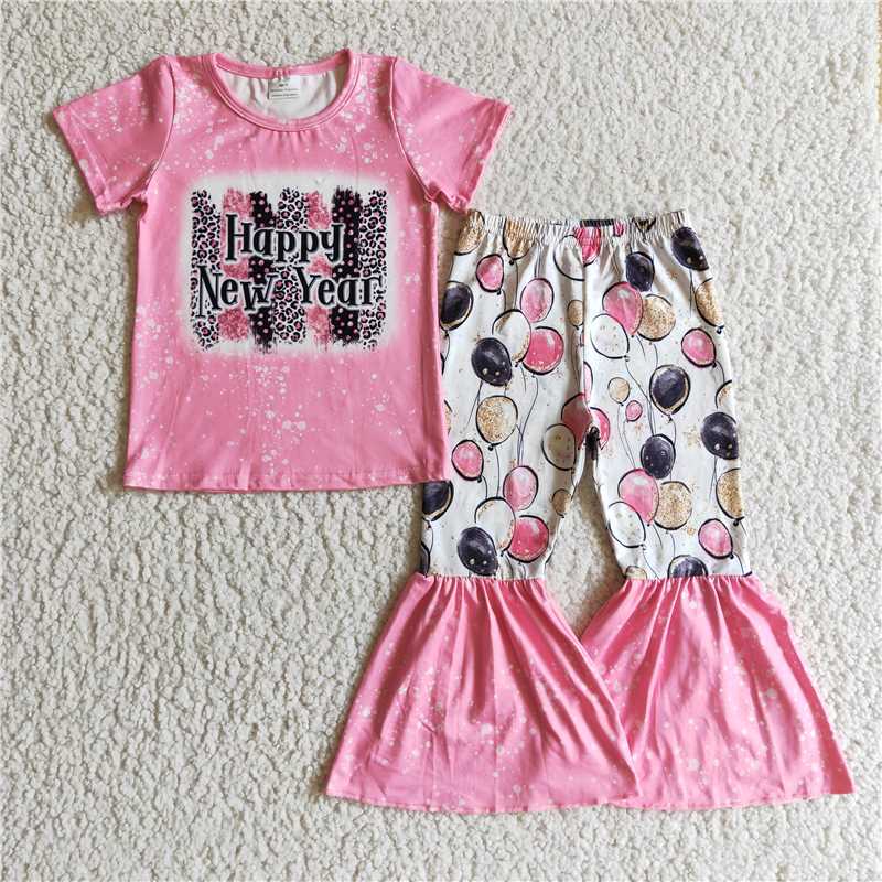 GSPO0204 Happy New Year Baby Girl Outfit