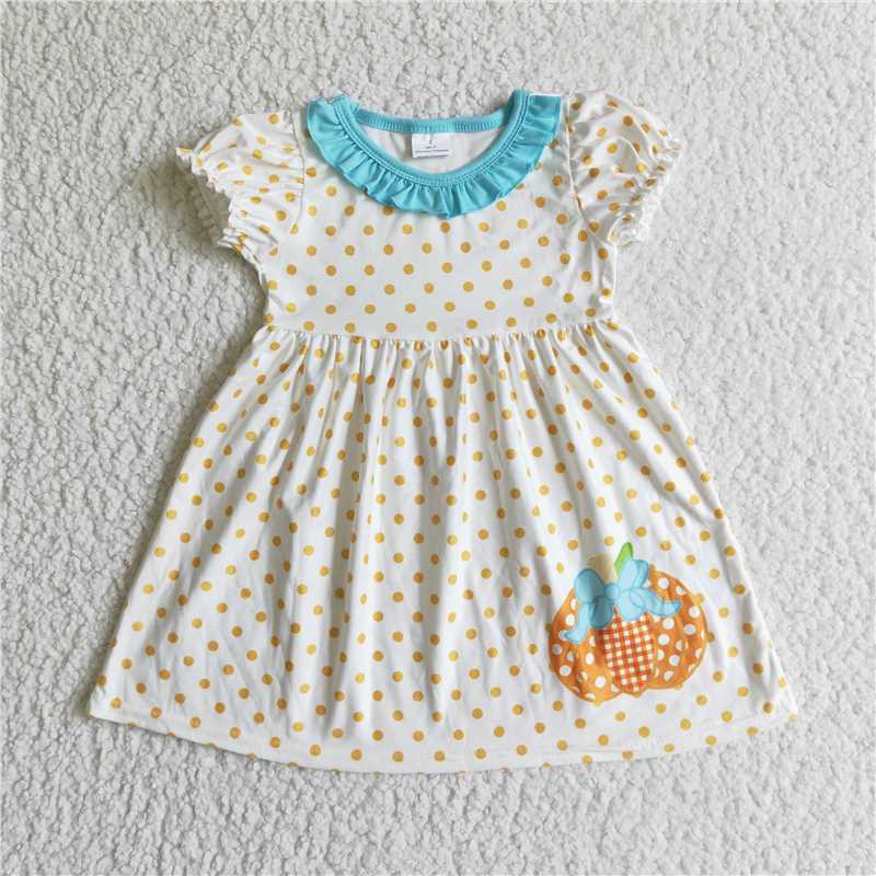 GSD0116 Baby Girl Pumpkin Dress