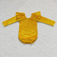 Baby Girl Velvet Long Sleeve Leotard Romper