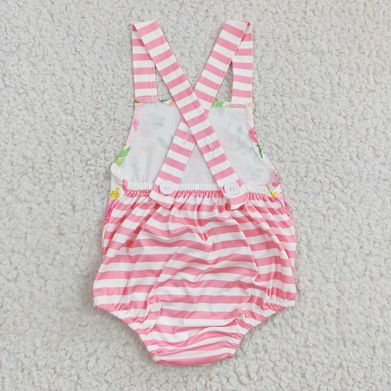 A17-9-2 Baby Girl Floral Summer Romper