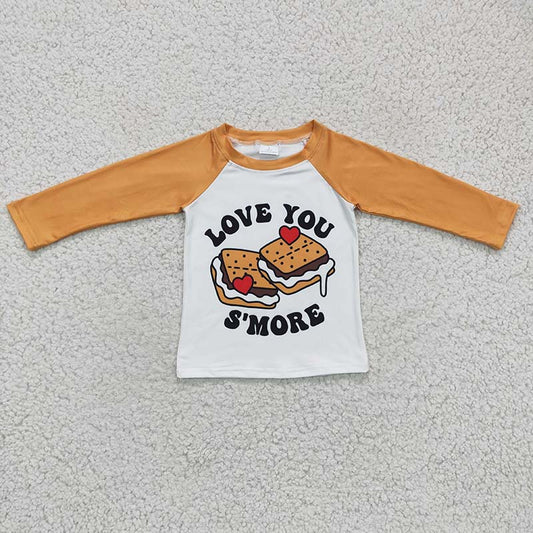 BT0123 Baby Boy love you Long Sleeves Valentine's Shirt