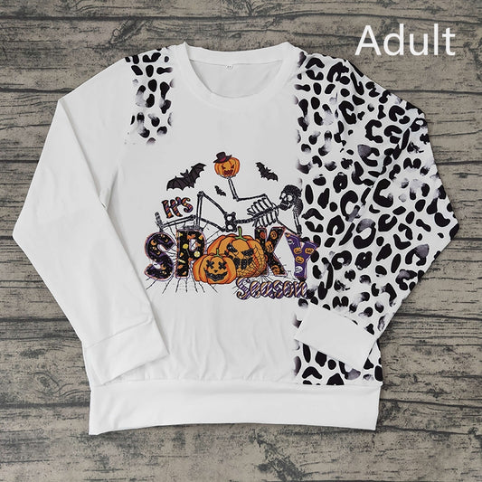 BT0064 Mama Pumpkin Leopard T-shirt