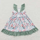 GSD0319 Baby Girl Short Sleeves Floral Summer Dress