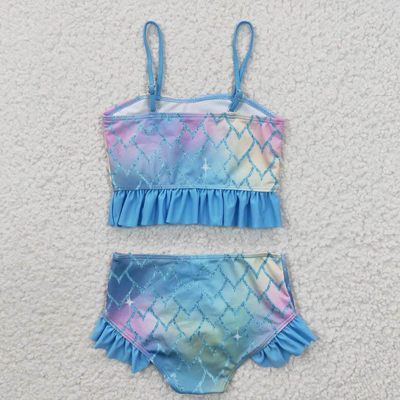 S0061 Bathing Suit Baby Girl Mermaid Swimsuit Outfit