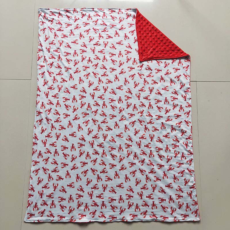 BL0034 Baby Kids Crawfish Blanket