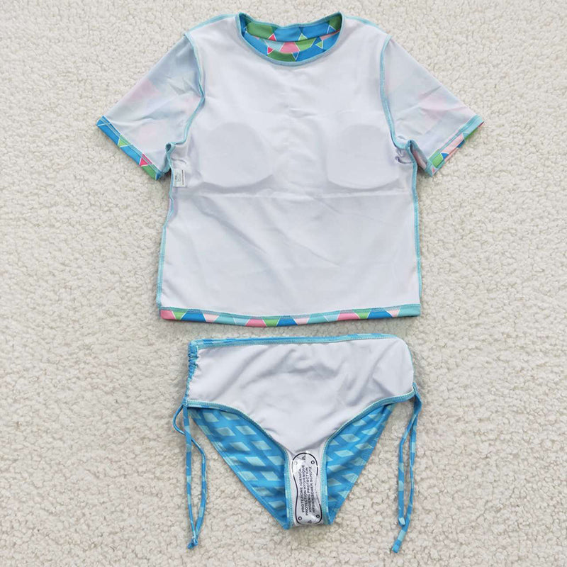 S0114 Baby Girl Colorful Swimsuit Summer Bathing Suit Outfit