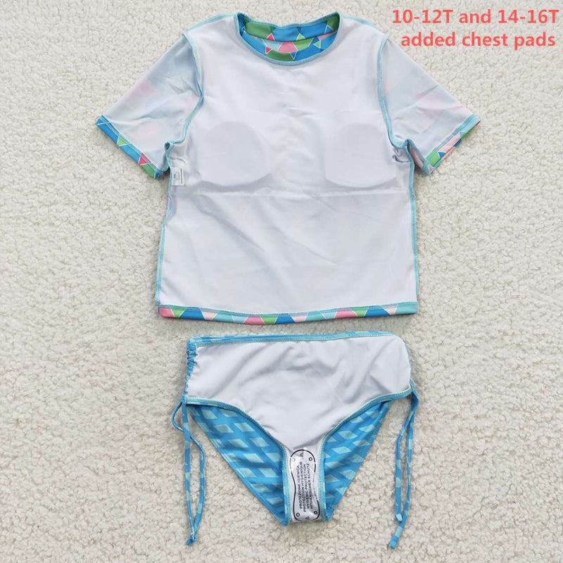 S0114 Baby Girl Colorful Swimsuit Summer Bathing Suit Outfit