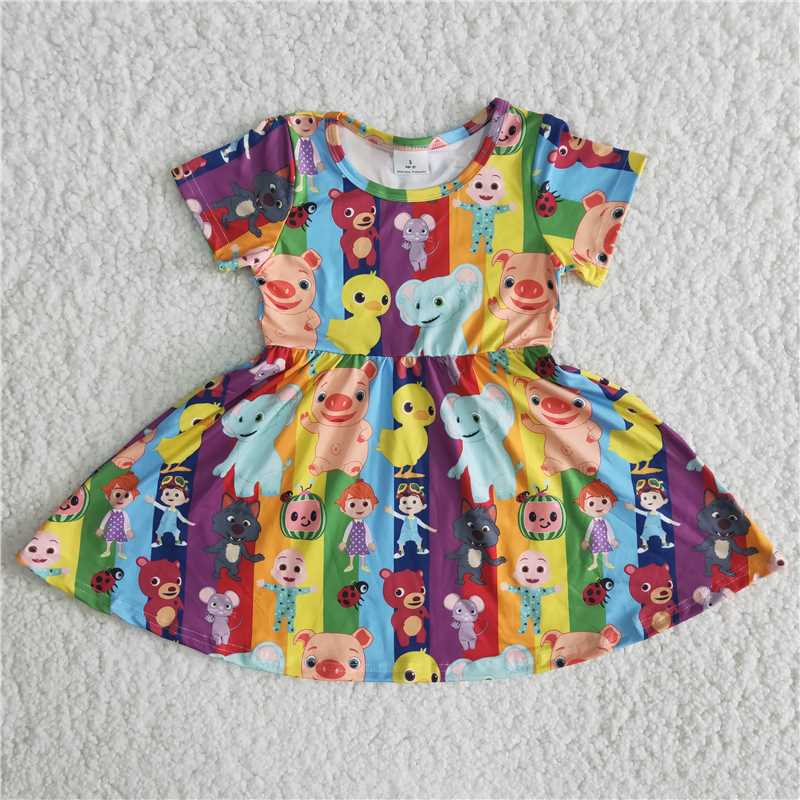 Baby Girl Colorful Stripe Dress