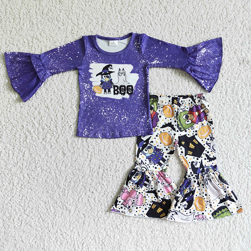 GLP0007 Halloween Pumpkin Pants Outfit