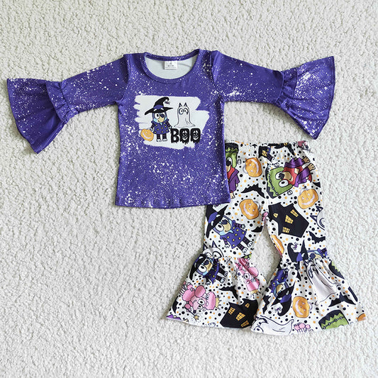 GLP0007 Halloween Pumpkin Pants Outfit