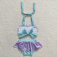 S0056 Baby Girl Princess Swimsuit Summer Outfit