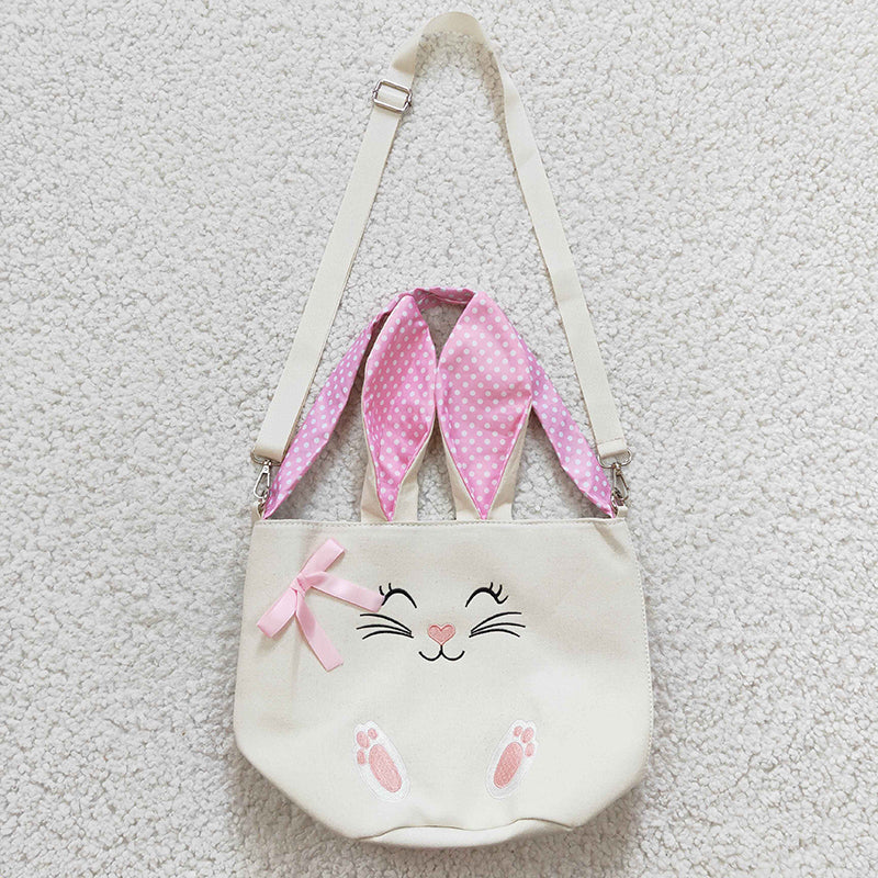 BA0031 Baby Kids Easter Bunny Ears Egg Pink Bag