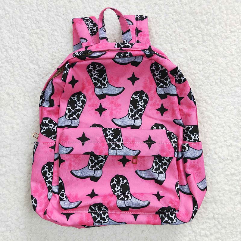 BA0037 Baby Kids Western Boots back to school Bag Backpack