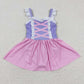 S0133 Baby Girl Princess One Piece Swimsuit