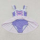 S0133 Baby Girl Princess One Piece Swimsuit
