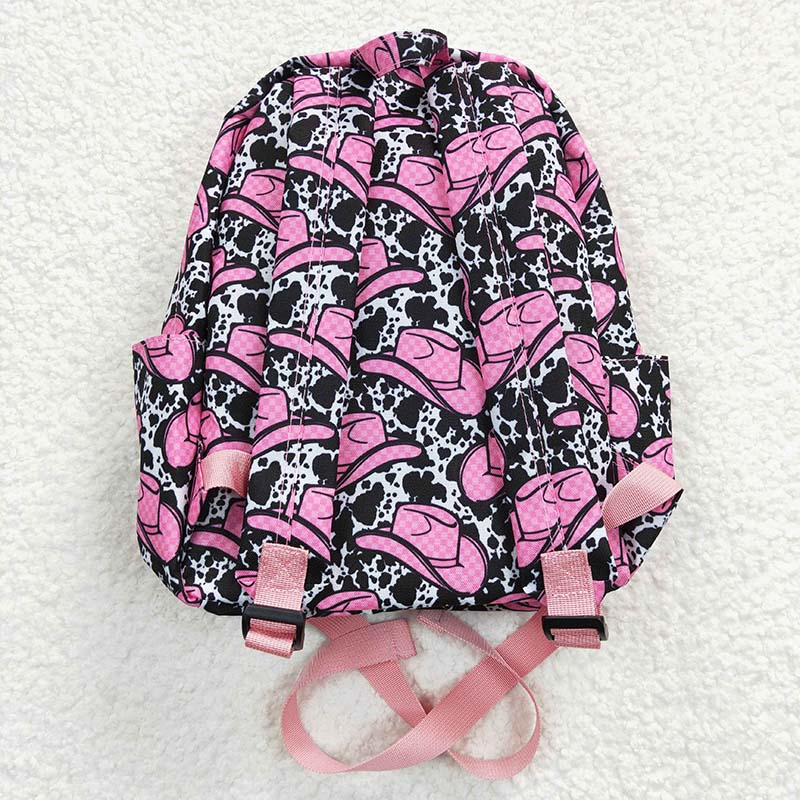 BA0038 Baby Kids Western Hats back to school Bag Backpack