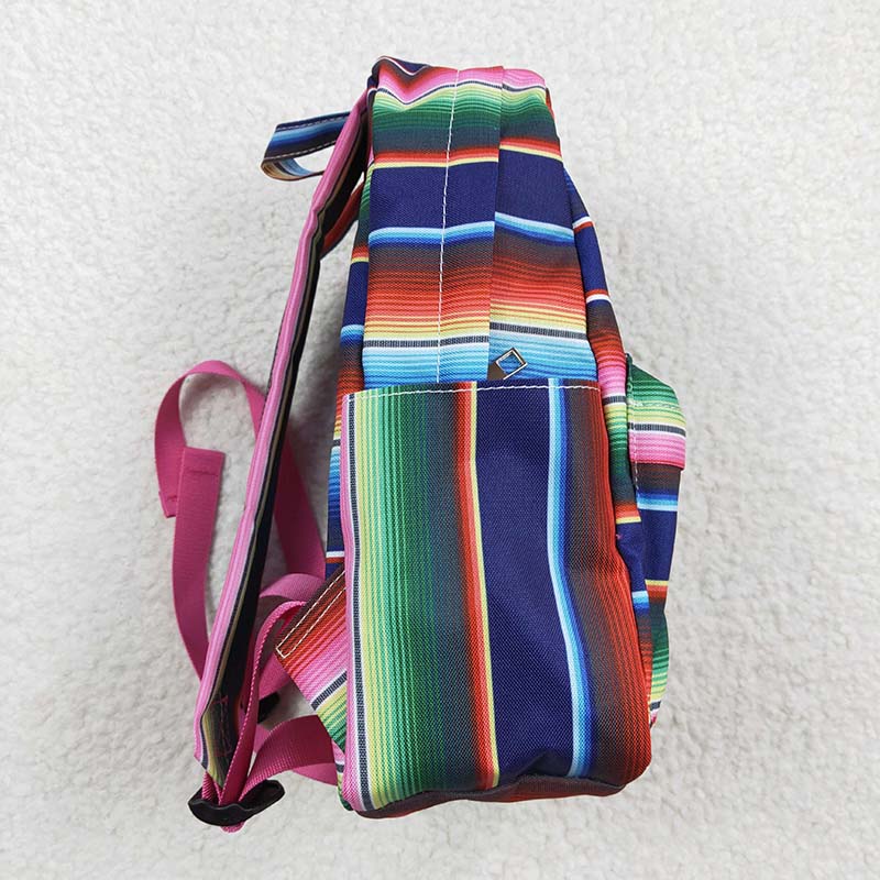 BA0039 Baby Kids Western Striped back to school Bag Backpack