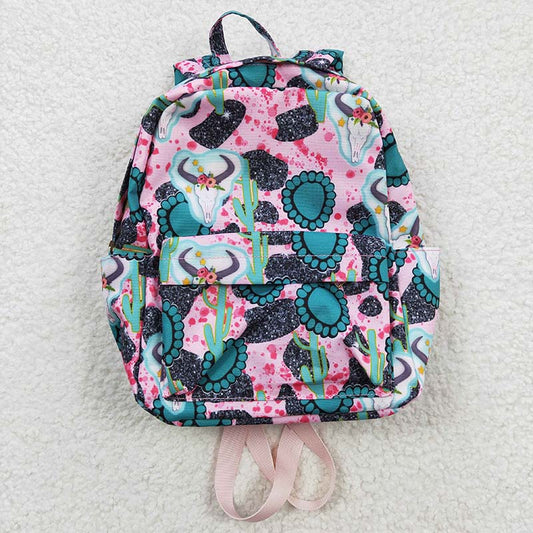 BA0044 Baby Kids Western Cow back to school Bag Backpack