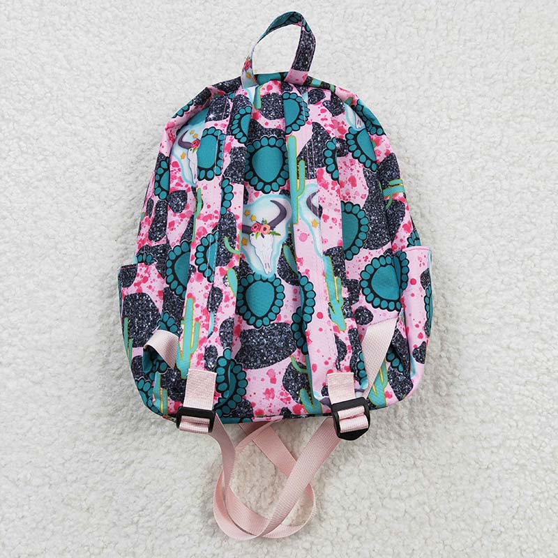 BA0044 Baby Kids Western Cow back to school Bag Backpack