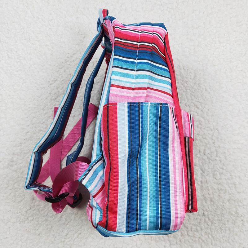 BA0046 Baby Kids Western Striped back to school Bag Backpack