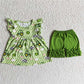 Baby Girl Summer Tractor Car Farm Short Outfit