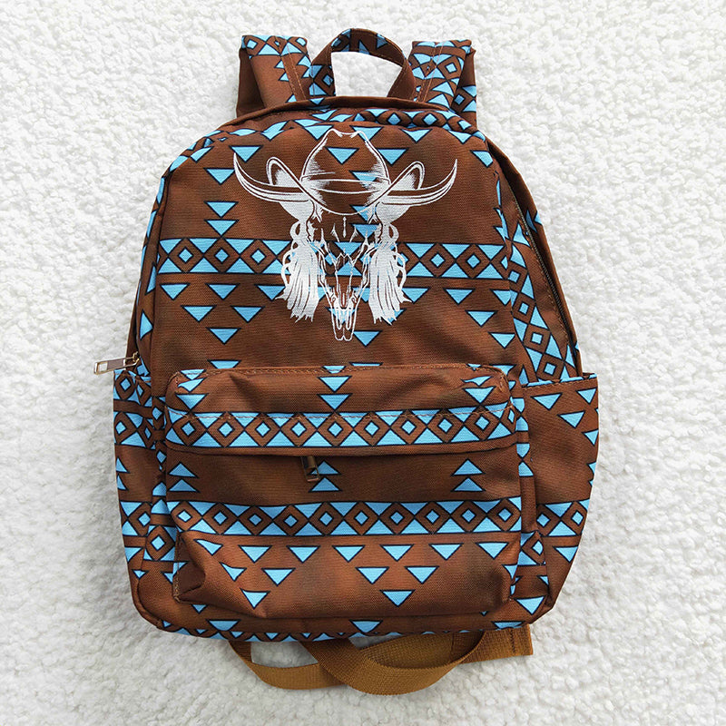 BA0048 Baby Kids Western Cow back to school Bag Backpack