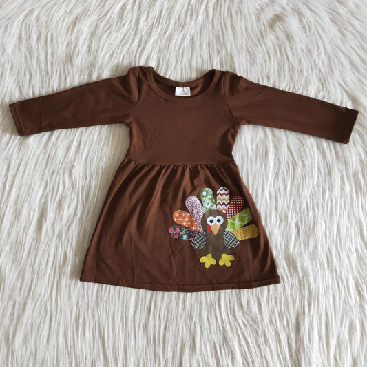 6 A31-12 turkey Baby Girl Dress