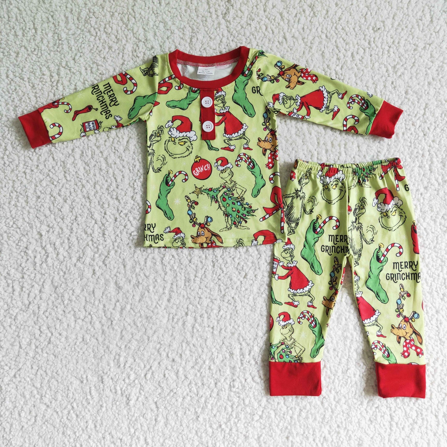 BLP0073 Boy Kids Christmas Pajamas