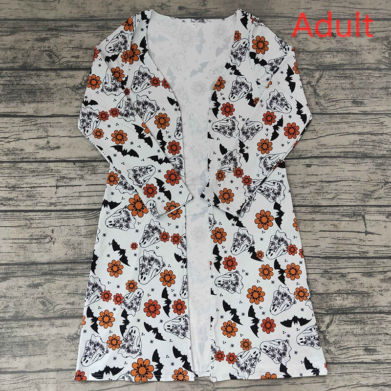 Mommy And Me Halloween Ghost floral Cardigan