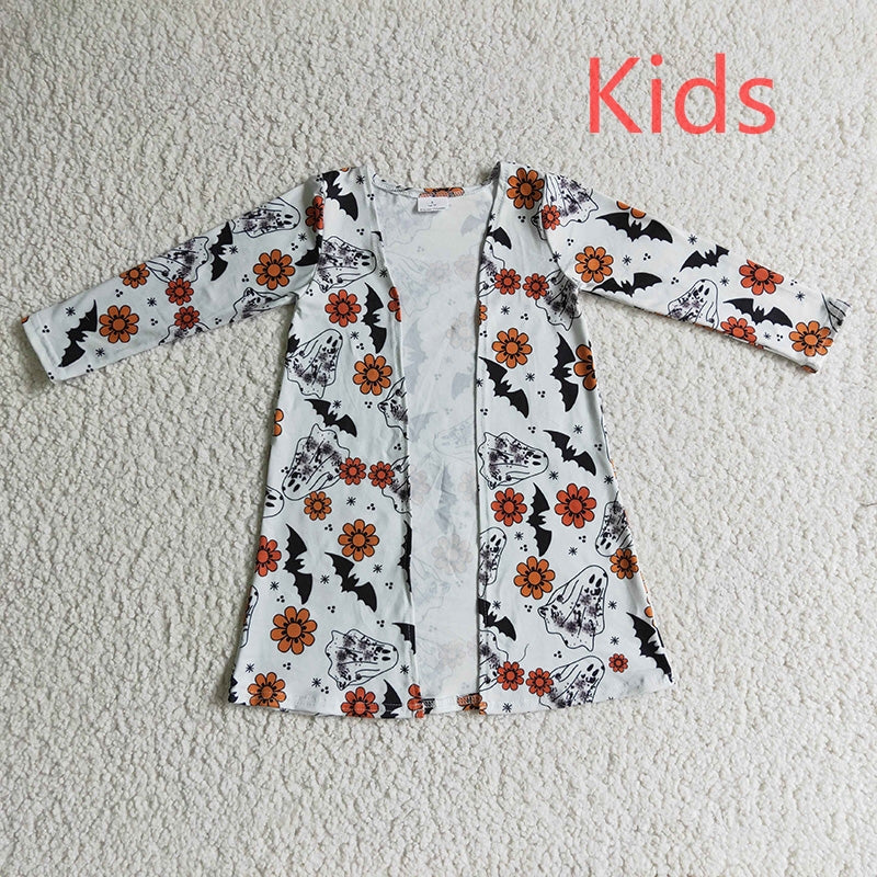 Mommy And Me Halloween Ghost floral Cardigan